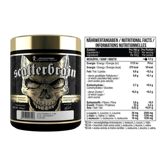 Trainings-Set: Kevin Levrone Scatterbrain + MST BCAA Zero – alle enthaltenen Artikel