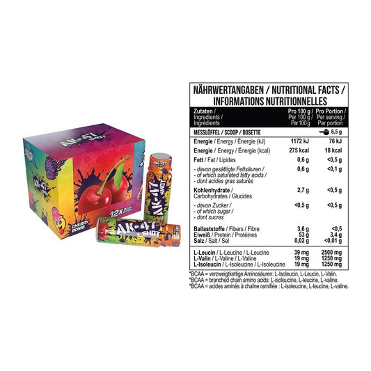 Trainings-Set: AK47 Labs AK47 Shots + MST BCAA Zero – alle enthaltenen Artikel