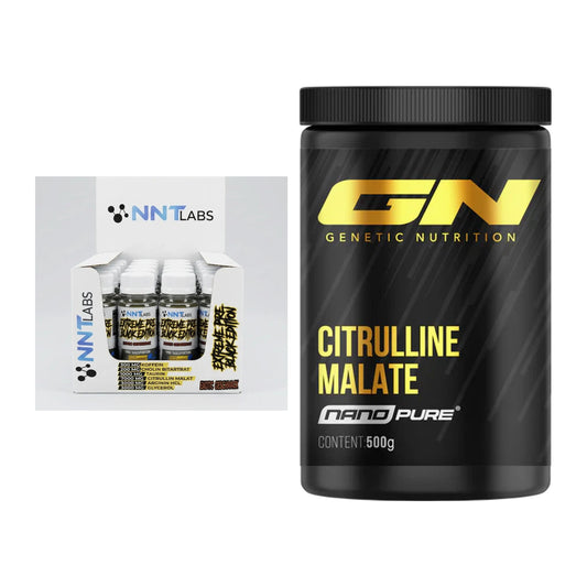 Trainings-Set: NNT Extreme Black Edition Shot + GN Citrulline Malate – alle enthaltenen Artikel
