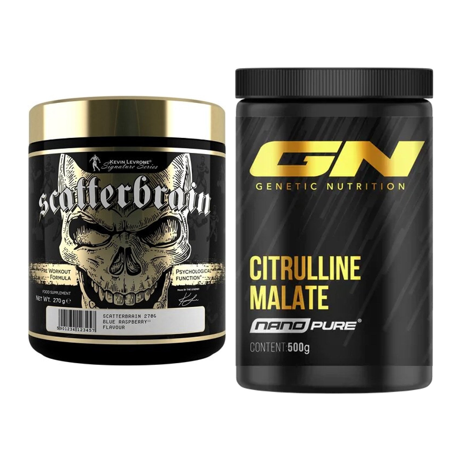 Trainings-Set: Kevin Levrone Scatterbrain + GN Citrulline Malate – alle enthaltenen Artikel
