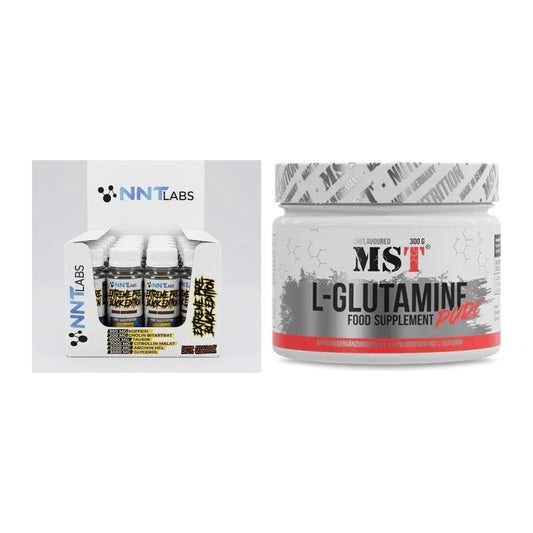 Trainings-Set: NNT Extreme Black Edition Shot + MST Glutamine – alle enthaltenen Artikel