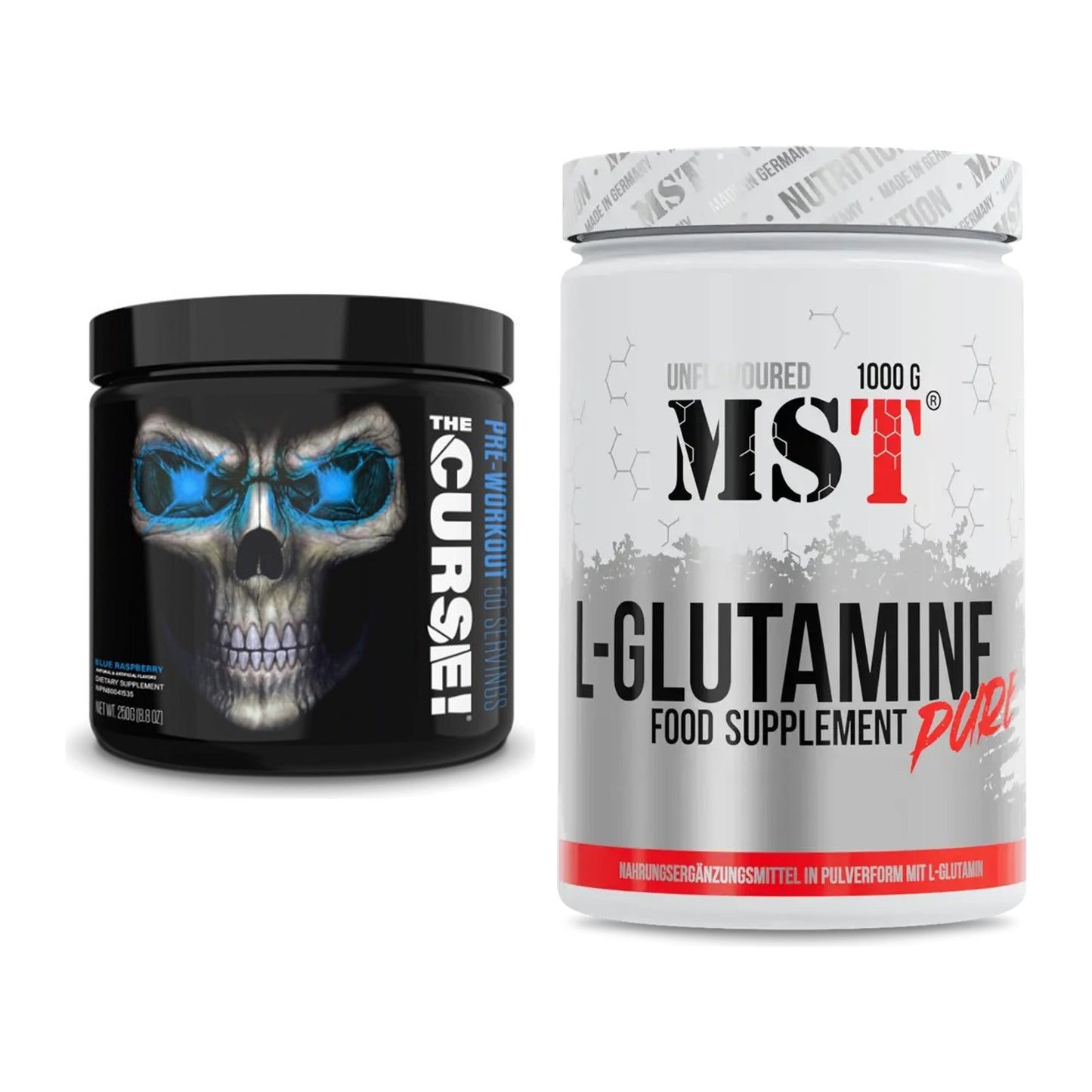 Trainings-Set: JNX Sports The Curse! + MST Glutamine – alle enthaltenen Artikel