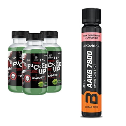 Trainings-Set: Swedish Supplements Fucked Up + BioTech AAKG 7800 – alle enthaltenen Artikel