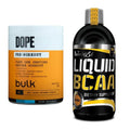 Trainings-Set: Bulk Dope Pre-Workout 30 Serv. + BioTech Liquid BCAA – alle enthaltenen Artikel