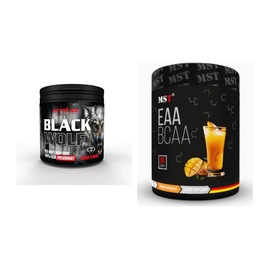 Trainings-Set: Activlab Black Wolf Pre-Workout + MST EAA & BCAA – alle enthaltenen Artikel