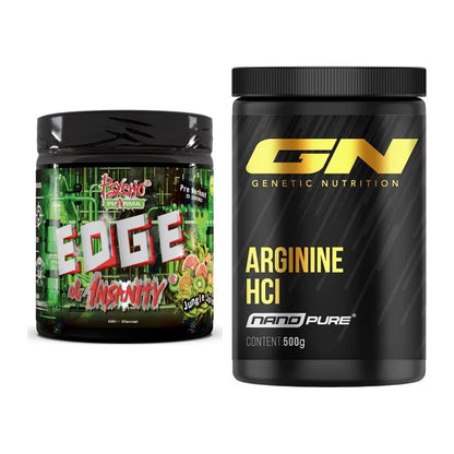 Trainings-Set: Psycho Pharma Edge + GN Arginine HCL Nano Pure – alle enthaltenen Artikel
