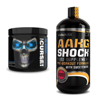 Trainings-Set: JNX Sports The Curse! + BioTech AAKG Shock Extreme – alle enthaltenen Artikel