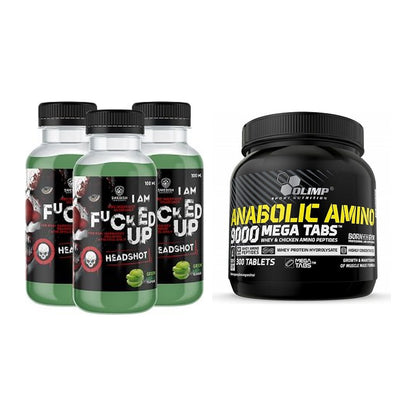 Trainings-Set: Swedish Supplements Fucked + Olimp Anabolic Amino 9000 – alle enthaltenen Artikel