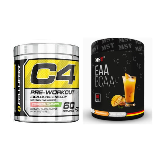 Trainings-Set: Cellucor C4 Original 60 Serv. + MST EAA & BCAA – alle enthaltenen Artikel