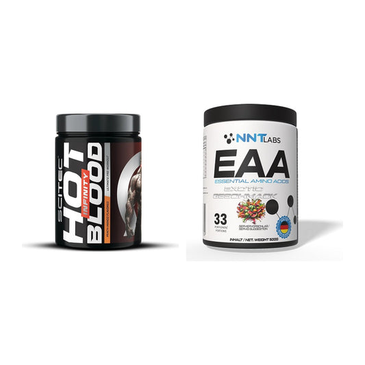 Trainings-Set: Scitec Hot Blood INFINITY + NNT EAA – alle enthaltenen Artikel