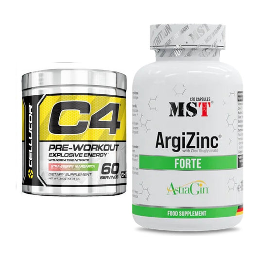 Trainings-Set: Cellucor C4 Original 60 Serv. + MST ArgiZinc Forte – alle enthaltenen Artikel
