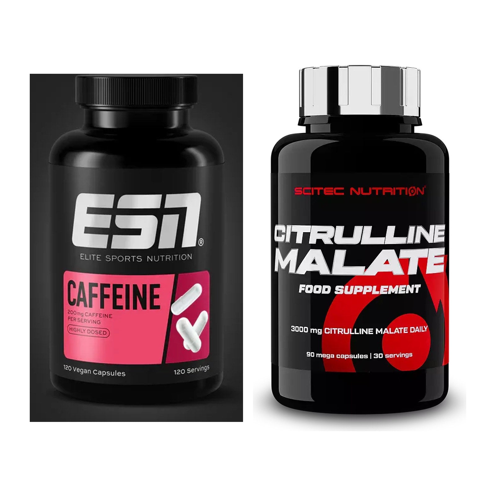 Trainings-Set: ESN Caffeine Caps + Scitec Citrulline Malate – alle enthaltenen Artikel