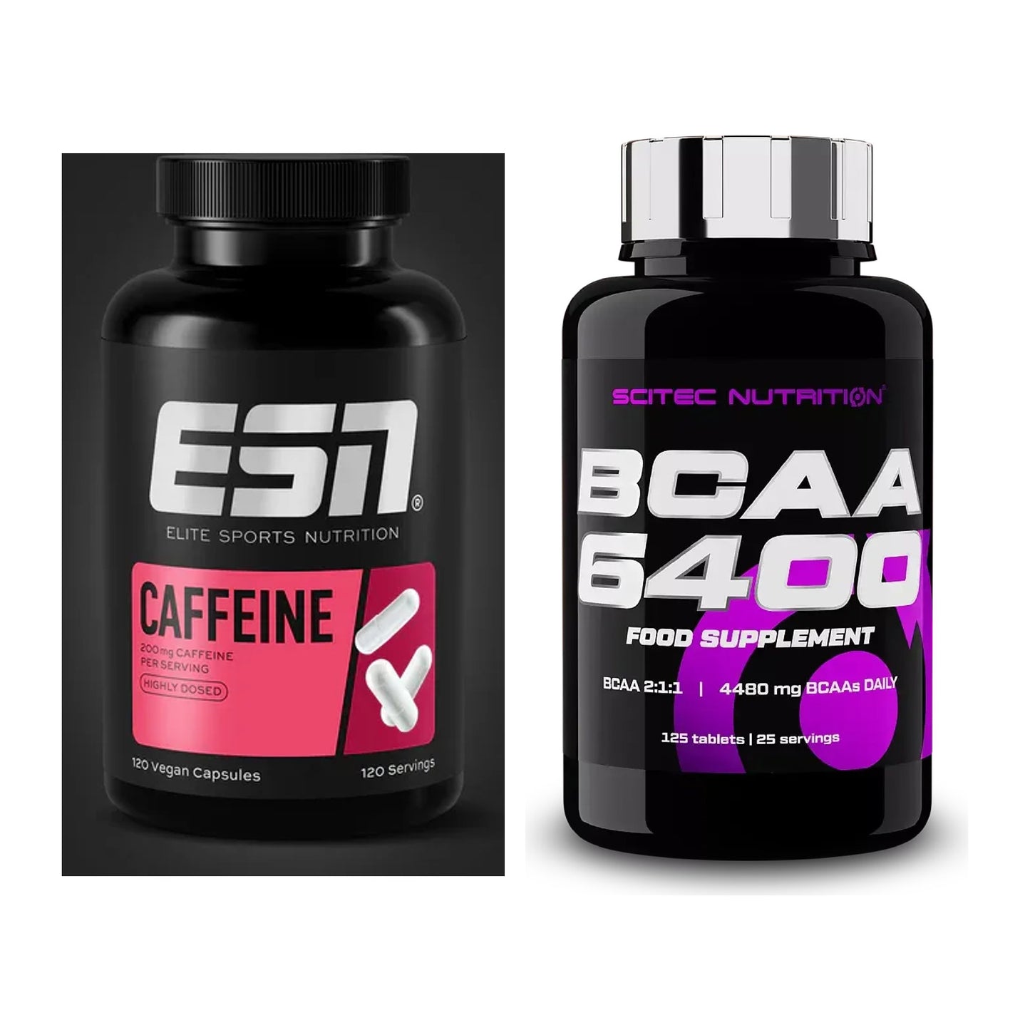Trainings-Set: ESN Caffeine Caps + Scitec BCAA 6400 – alle enthaltenen Artikel