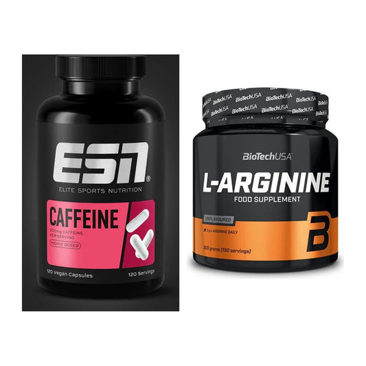 Trainings-Set: ESN Caffeine Caps + BioTech L-Arginin – alle enthaltenen Artikel
