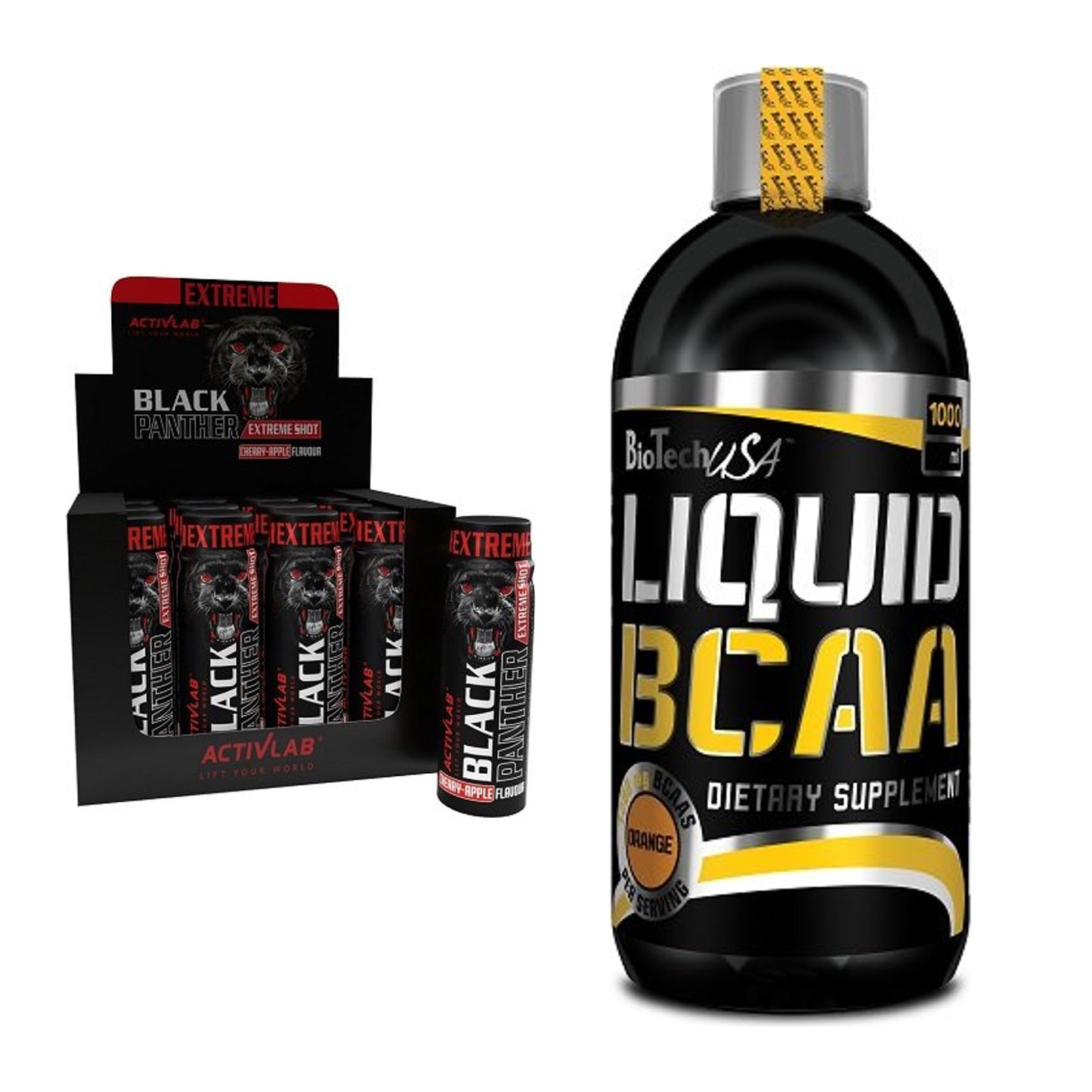 Trainings-Set: Activlab Black Panther Extreme + BioTech Liquid BCAA – alle enthaltenen Artikel