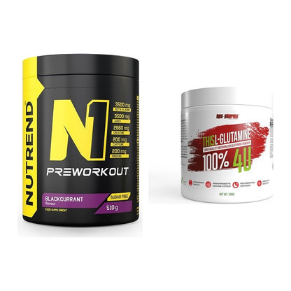 Trainings-Set: Nutrend N1 Preworkout + BPS-Pharma This Glutamin – alle enthaltenen Artikel