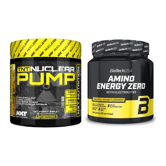 Trainings-Set: NXT Nutrition TNT Nuclear + BioTech Amino Energy Zero – alle enthaltenen Artikel