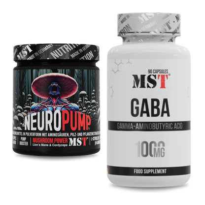Trainings-Set: MST NeuroPump + MST GABA 1000mg – alle enthaltenen Artikel