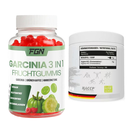 Trainings-Set: FGN Garcinia 60 Fruchtgummies + MST Arginine HCL – alle enthaltenen Artikel