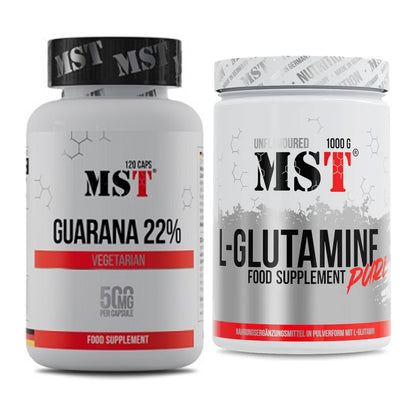 Trainings-Set: MST Guarana 22% + MST Glutamine – alle enthaltenen Artikel