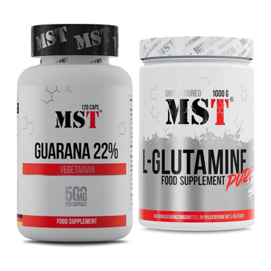 Trainings-Set: MST Guarana 22% + MST Glutamine – alle enthaltenen Artikel