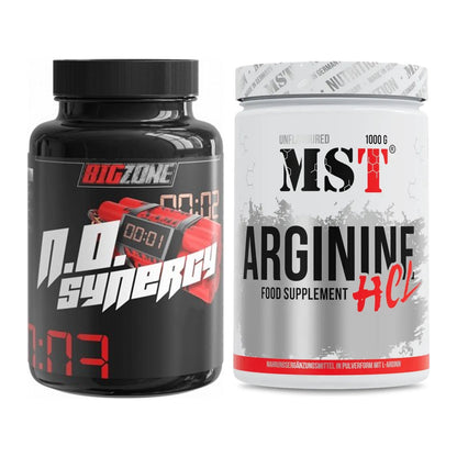 Trainings-Set: Big Zone N.O Synergy + MST Arginine HCL – alle enthaltenen Artikel