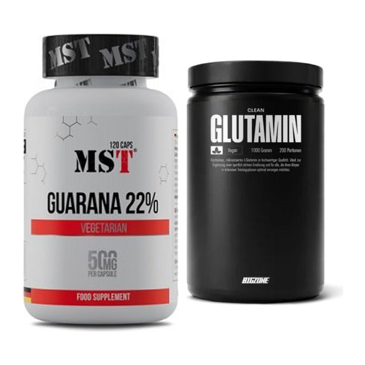 Trainings-Set: MST Guarana 22% + Big Zone Glutamin – alle enthaltenen Artikel