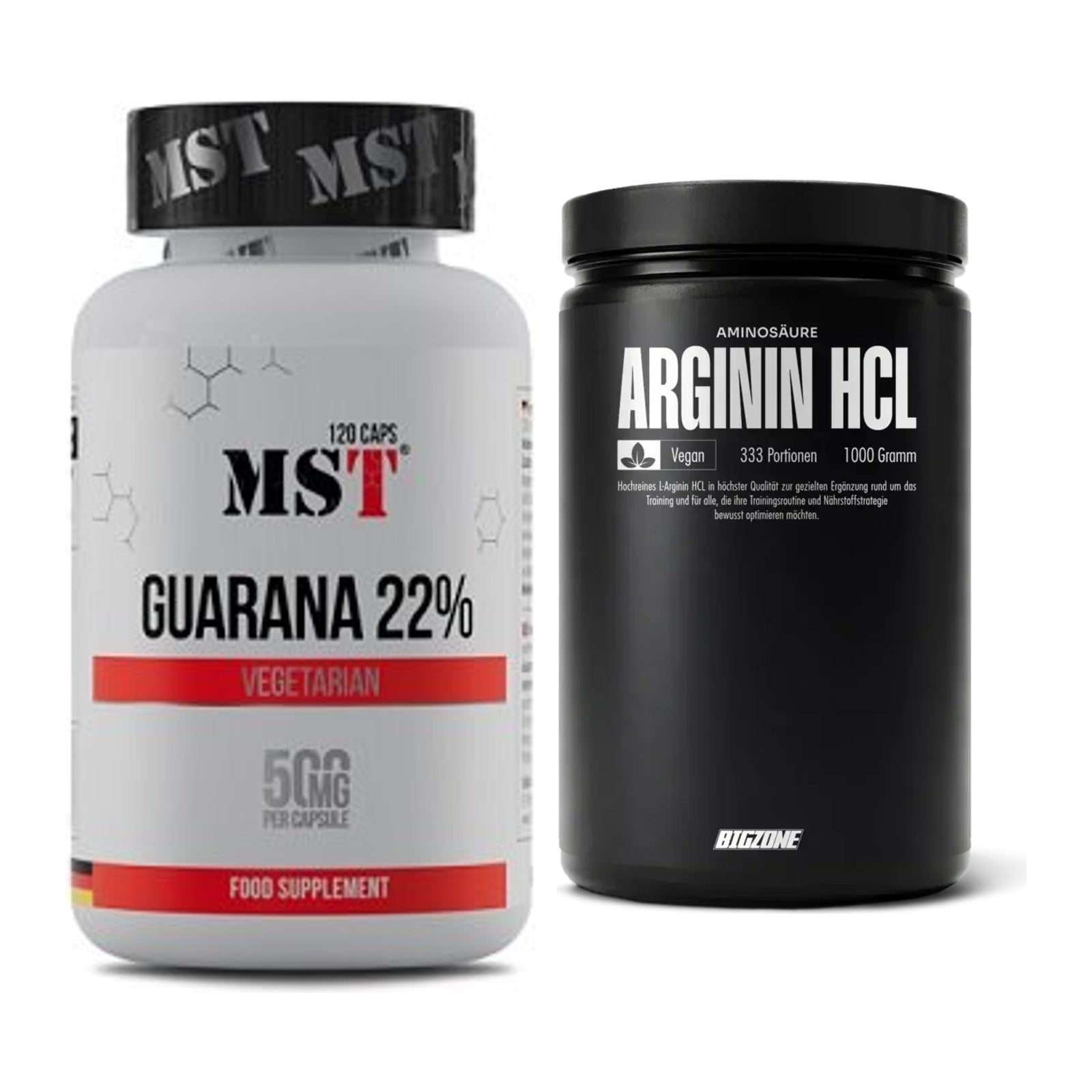 Trainings-Set: MST Guarana 22% + Big Zone L-Arginin – alle enthaltenen Artikel