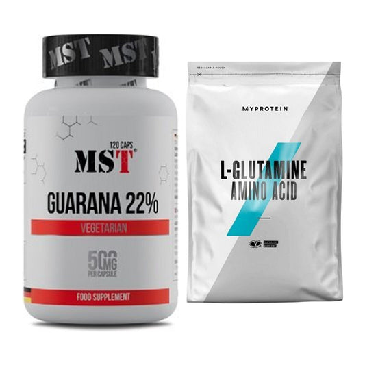 Trainings-Set: MST Guarana 22% + MyProtein Glutamin – alle enthaltenen Artikel