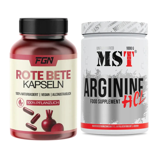 Trainings-Set: FGN Rote Beete + MST Arginine HCL – alle enthaltenen Artikel