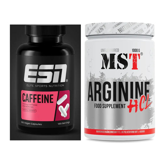 Trainings-Set: ESN Caffeine Caps + MST Arginine HCL – alle enthaltenen Artikel