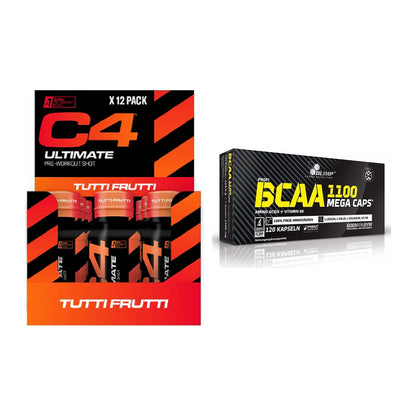 Trainings-Set: Cellucor C4 Ultimate Pre-Workout + Olimp BCAA Mega Caps – alle enthaltenen Artikel