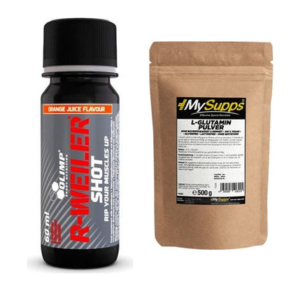 Trainings-Set: Olimp R-Weiler Shot + MySupps Glutamine – alle enthaltenen Artikel