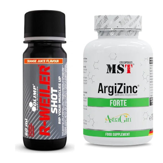 Trainings-Set: Olimp R-Weiler Shot + MST ArgiZinc Forte – alle enthaltenen Artikel