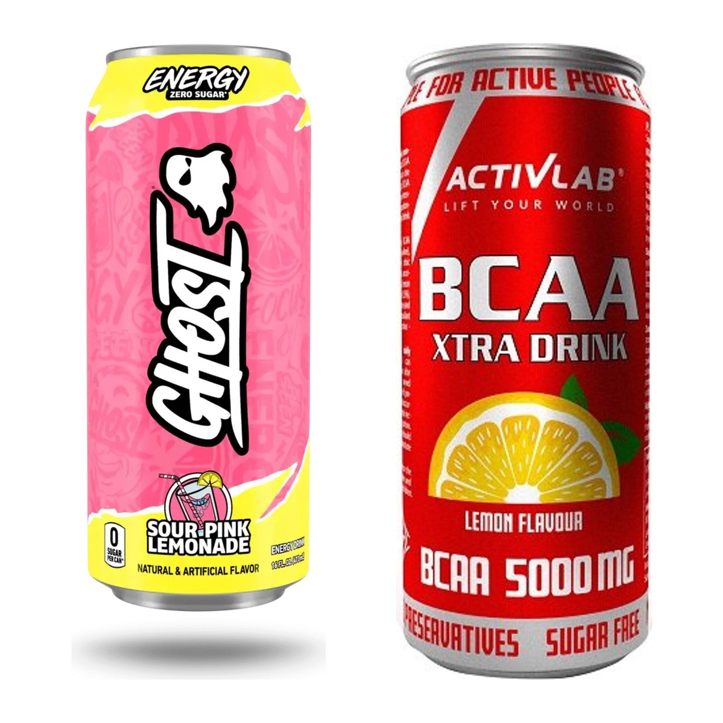 Trainings-Set: Ghost Energy + Activlab BCAA Xtra Drink 5000mg – alle enthaltenen Artikel