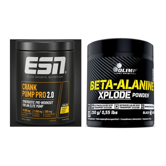 Trainings-Set: ESN Crank Pump Pro 2.0 + Olimp Beta-Alanine Xplode – alle enthaltenen Artikel