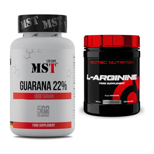Trainings-Set: MST Guarana 22% + Scitec Arginin – alle enthaltenen Artikel