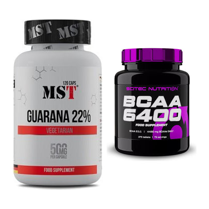 Trainings-Set: MST Guarana 22% + Scitec BCAA 6400 – alle enthaltenen Artikel