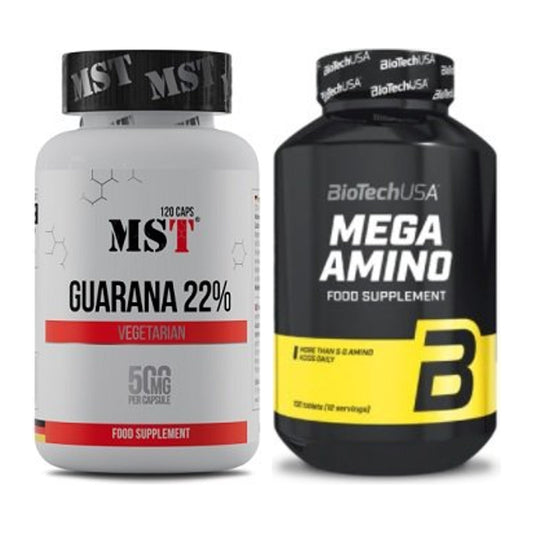 Trainings-Set: MST Guarana 22% + BioTech Mega Amino – alle enthaltenen Artikel