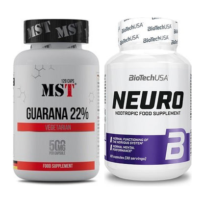 Trainings-Set: MST Guarana 22% + BioTech Neuro – alle enthaltenen Artikel