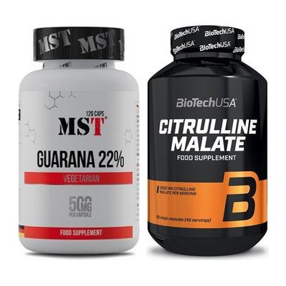 Trainings-Set: MST Guarana 22% + BioTech Citrulline Malate – alle enthaltenen Artikel