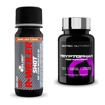 Trainings-Set: Olimp R-Weiler Shot + Scitec Tryptophan – alle enthaltenen Artikel