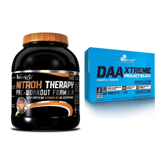 Trainings-Set: BioTech NitroX Therapy + Olimp DAA Xtreme – alle enthaltenen Artikel