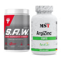 Σετ προπόνησης: Trec Nutrition SAW Booster + MST ArgiZinc Forte - περιλαμβάνονται όλα τα είδη
