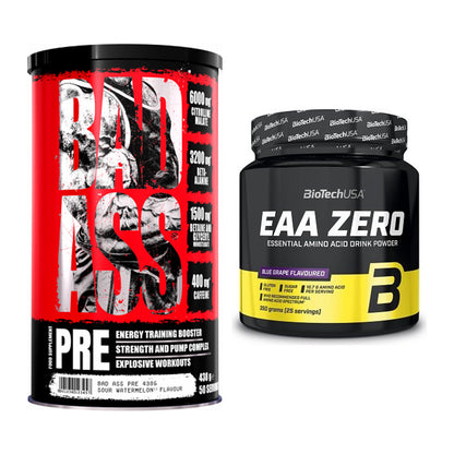 Trainings-Set: BAD ASS Pre + BioTech EAA Zero – alle enthaltenen Artikel