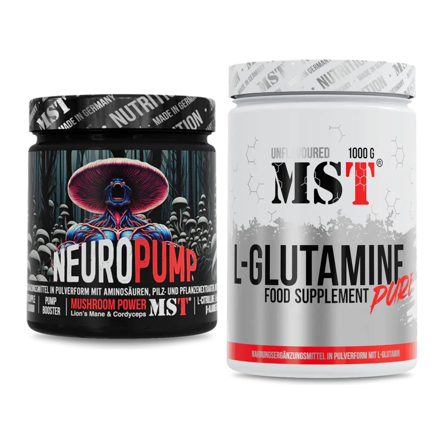 Trainings-Set: MST NeuroPump + MST Glutamine – alle enthaltenen Artikel