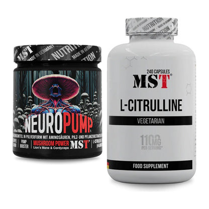 Trainings-Set: MST NeuroPump + MST Citrulline – alle enthaltenen Artikel