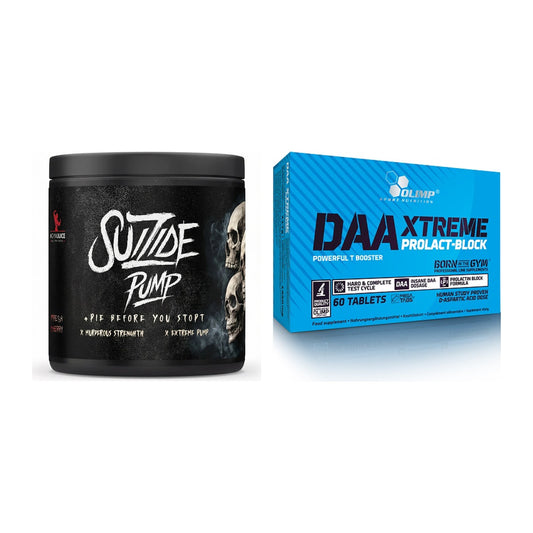 Trainings-Set: #GYMJUICE SUIZIDE PUMP + Olimp DAA Xtreme – alle enthaltenen Artikel
