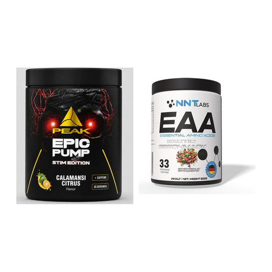 Trainings-Set: Peak Epic Pump Stim Edition + NNT EAA – alle enthaltenen Artikel