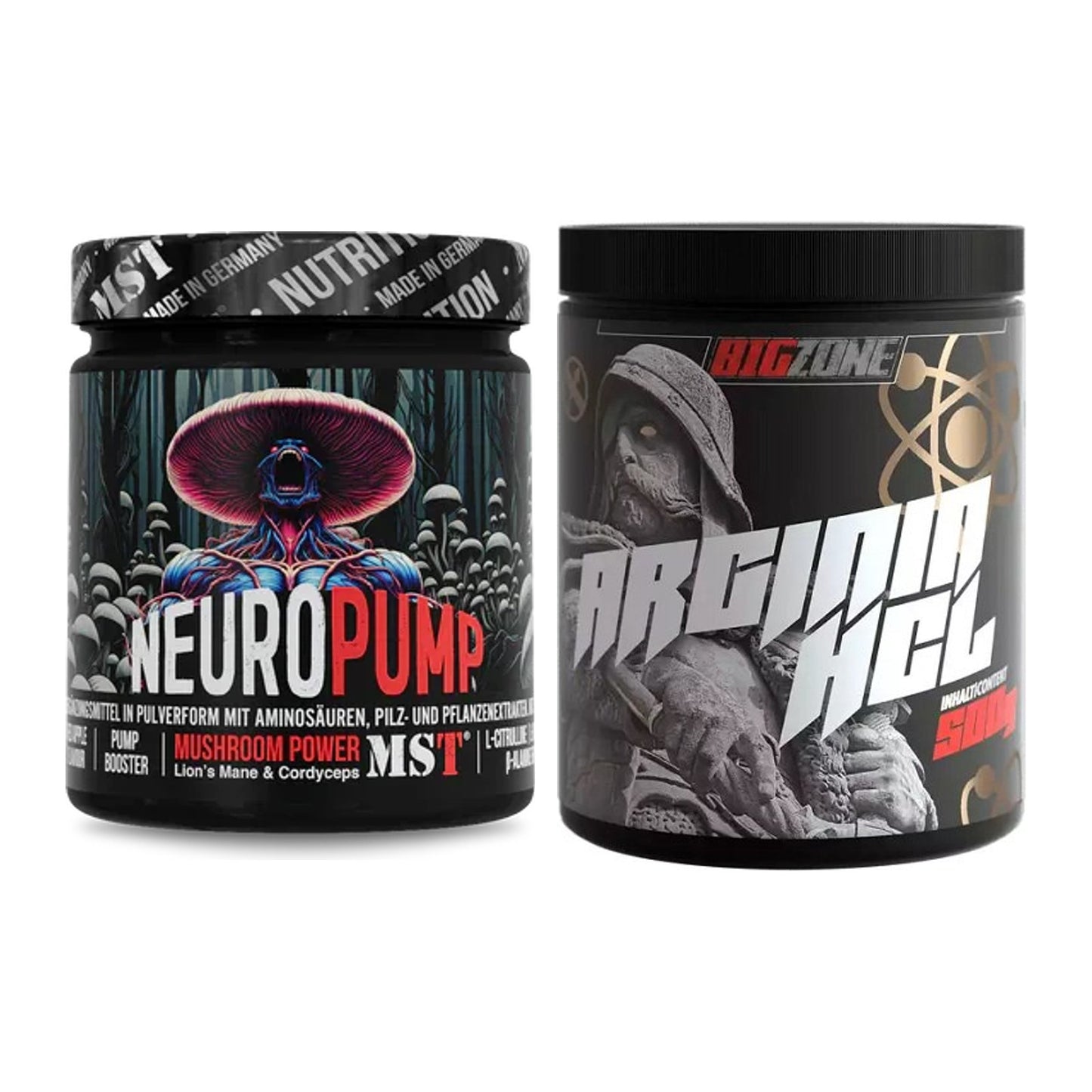 Trainings-Set: MST NeuroPump 540g (Red Apple) + Big Zone Arginine HCl – alle enthaltenen Artikel